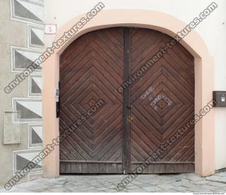 Photo Texture of Wooden Double Door 0002
